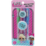 LOL Surprise Glitter Pens 4 Pack