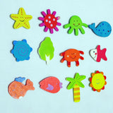 Wood Cute Fridge Magnet Alphabet Animal Number Early Educational