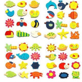 Wood Cute Fridge Magnet Alphabet Animal Number Early Educational