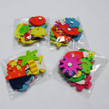 Wood Cute Fridge Magnet Alphabet Animal Number Early Educational