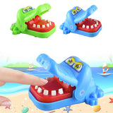 Funny Big Crocodile Mouth Dentist Bite Finger Toy Family Game For Kids Xmas